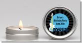 Rock Star Guitar Blue - Birthday Party Candle Favors