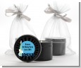 Rock Star Guitar Blue - Birthday Party Black Candle Tin Favors thumbnail