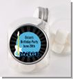 Rock Star Guitar Blue - Personalized Birthday Party Candy Jar thumbnail