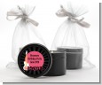 Rock Star Guitar Pink - Birthday Party Black Candle Tin Favors thumbnail