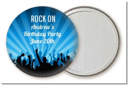 Rock Band | Like A Rock Star Boy - Personalized Birthday Party Pocket Mirror Favors