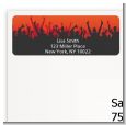 Rock Band | Like A Rock Star Girl - Birthday Party Return Address Labels thumbnail