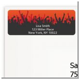 Rock Band | Like A Rock Star Girl - Birthday Party Return Address Labels