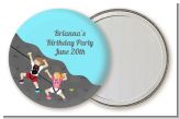 Rock Climbing - Personalized Birthday Party Pocket Mirror Favors