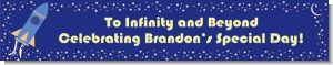 Space Shuttle - Personalized Birthday Party Banners