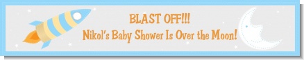 Rocket Ship - Personalized Baby Shower Banners