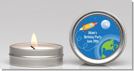 Rocket Ship - Birthday Party Candle Favors