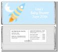Rocket Ship - Personalized Baby Shower Candy Bar Wrappers thumbnail