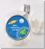 Rocket Ship - Personalized Baby Shower Candy Jar