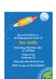 Rocket Ship - Baby Shower Petite Invitations thumbnail