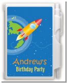 Rocket Ship - Birthday Party Personalized Notebook Favor