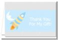 Rocket Ship - Baby Shower Thank You Cards thumbnail