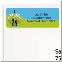 Future Rock Star Boy - Baby Shower Return Address Labels