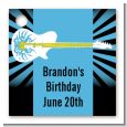 Rock Star Guitar Blue - Personalized Birthday Party Card Stock Favor Tags thumbnail