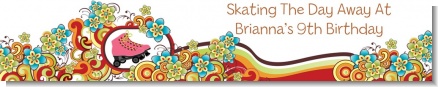 Roller Skating - Personalized Birthday Party Banners