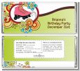 Roller Skating - Personalized Birthday Party Candy Bar Wrappers thumbnail