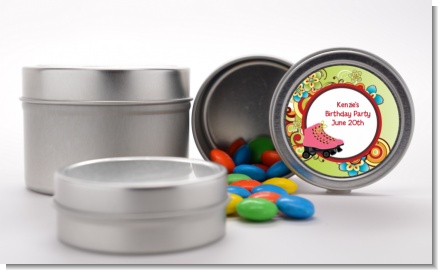 Roller Skating - Custom Birthday Party Favor Tins