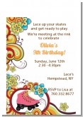 Roller Skating - Birthday Party Petite Invitations