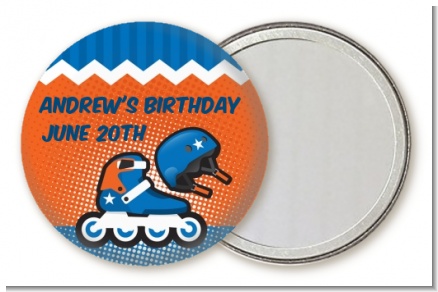Rollerblade - Personalized Birthday Party Pocket Mirror Favors