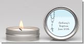 Rosary Beads Blue - Baptism / Christening Candle Favors