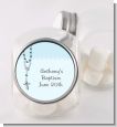 Rosary Beads Blue - Personalized Baptism / Christening Candy Jar thumbnail