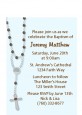 Rosary Beads Blue - Baptism / Christening Petite Invitations thumbnail