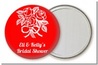Roses - Personalized Bridal Shower Pocket Mirror Favors