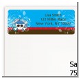 Rock Star Baby Boy Skull - Baby Shower Return Address Labels thumbnail