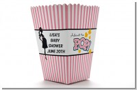 Ready To Pop Pink - Personalized Baby Shower Popcorn Boxes