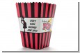 Ready To Pop Dark Pink Brown - Personalized Baby Shower Popcorn Boxes thumbnail
