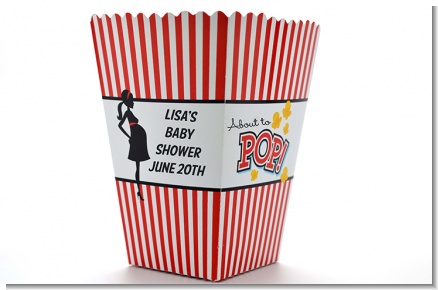 Ready To Pop ® - Personalized Baby Shower Popcorn Boxes