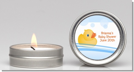 Rubber Ducky - Baby Shower Candle Favors