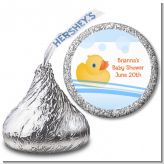 Rubber Ducky - Hershey Kiss Baby Shower Sticker Labels Rubber Ducky - Hershey Kiss Baby Shower Sticker Labels