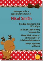 Rudolph the Reindeer - Christmas Invitations