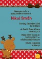 Rudolph the Reindeer - Christmas Invitations thumbnail