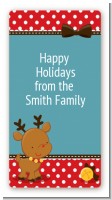 Rudolph the Reindeer - Custom Rectangle Christmas Sticker/Labels