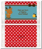 Rudolph the Reindeer - Personalized Popcorn Wrapper Christmas Favors