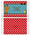 Rudolph the Reindeer - Personalized Popcorn Wrapper Christmas Favors thumbnail