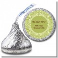 Sage Green - Hershey Kiss Bridal Shower Sticker Labels thumbnail