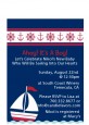 Sailboat Blue - Baby Shower Petite Invitations thumbnail
