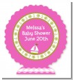 Sailboat Pink - Personalized Baby Shower Centerpiece Stand thumbnail