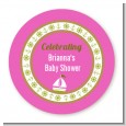 Sailboat Pink - Personalized Baby Shower Table Confetti thumbnail