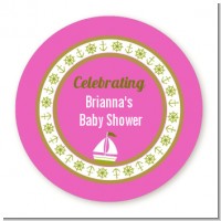 Sailboat Pink - Personalized Baby Shower Table Confetti
