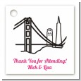 San Francisco Skyline - Personalized Bridal Shower Card Stock Favor Tags thumbnail