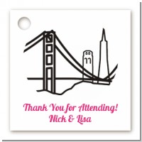 San Francisco Skyline - Personalized Bridal Shower Card Stock Favor Tags