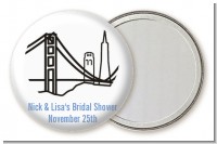 San Francisco Skyline - Personalized Bridal Shower Pocket Mirror Favors