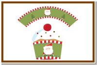 Santa Claus - Christmas Cupcake Wrappers