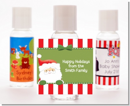 Santa Claus - Personalized Christmas Hand Sanitizers Favors