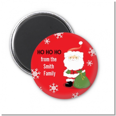 Santa Claus - Personalized Christmas Magnet Favors