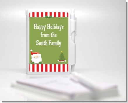 Santa Claus - Baby Shower Personalized Notebook Favor